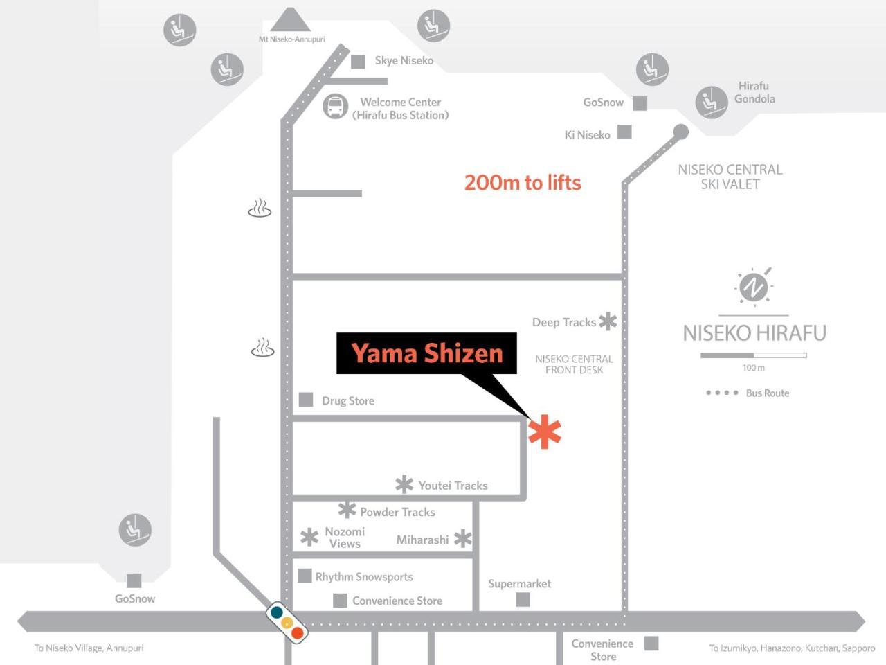Niseko Central - Yama Shizen Куття Екстер'єр фото